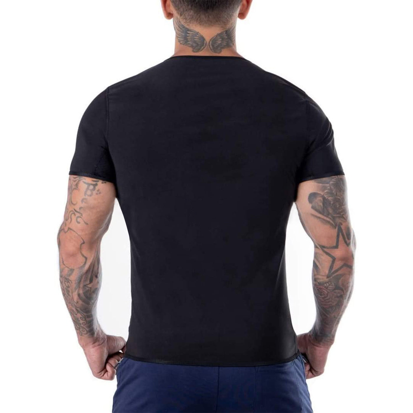Men's Short Sleeve Sweat Shaping Tank Top