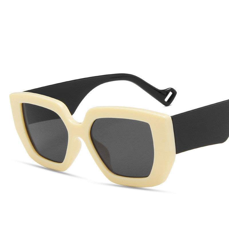 Polygon Contrast Retro Sunglasses