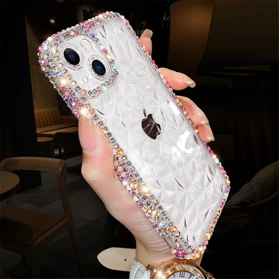 Glitter Diamond Transparent Phone Case