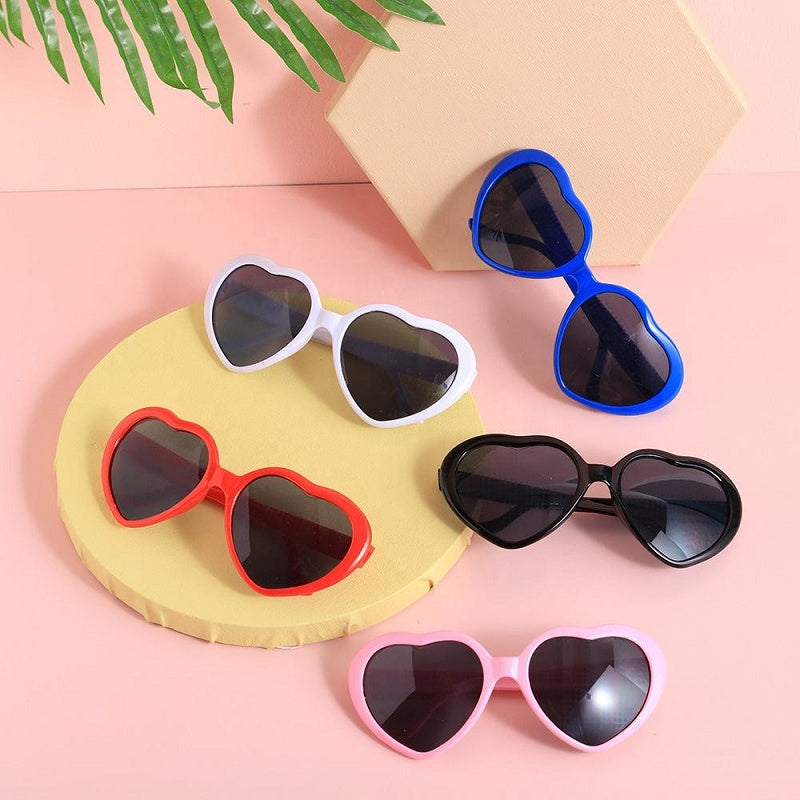 Heart Shape Special Effects Sunglasses
