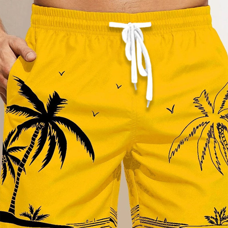 Loose Beach Pants 3D Printed Cat Shorts